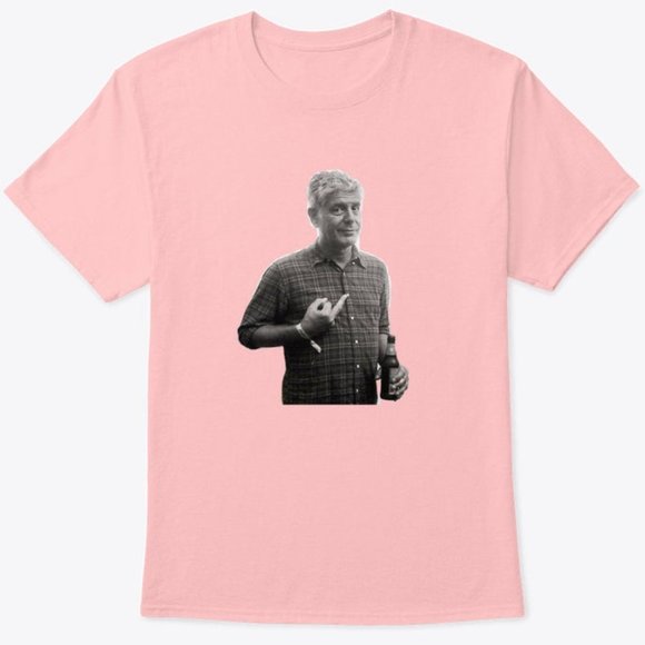 Anthony Bourdain Middle Finger Shirt - Picture 1 of 3